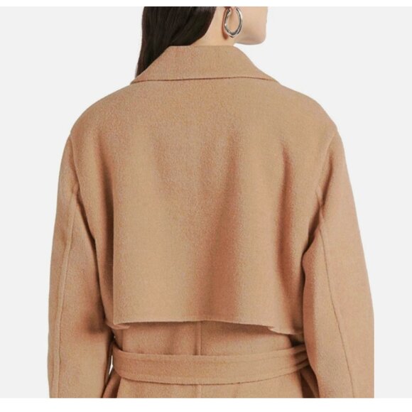 Vince Lofty Italian Wool-Blend Belted Long Coat - Picture 8 of 15